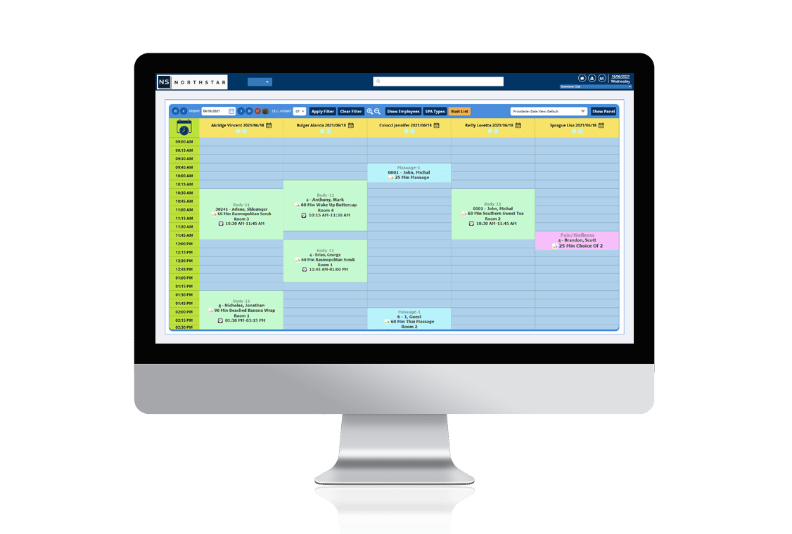 Spa Management Dashboard